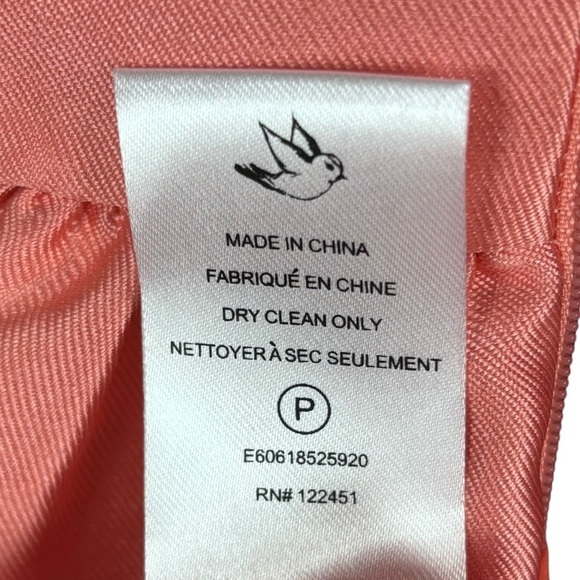 ERIN ERIN FETHERSTON GEORGIA ORANGE CREAMSICLE HALTER FIT & FLARE COCKTAIL DRESS - Picture 12 of 12